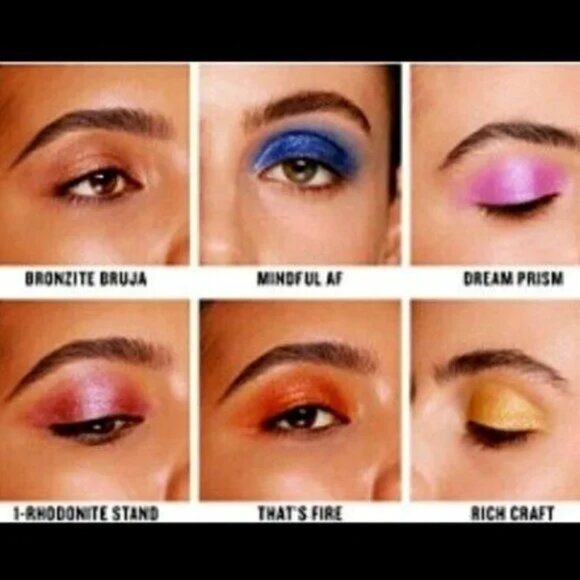 4pc LOT SMASHBOX THE HOODWITCH Crystalized Always On Liquid Eye Shadow 4 COLORS - Picture 3 of 7